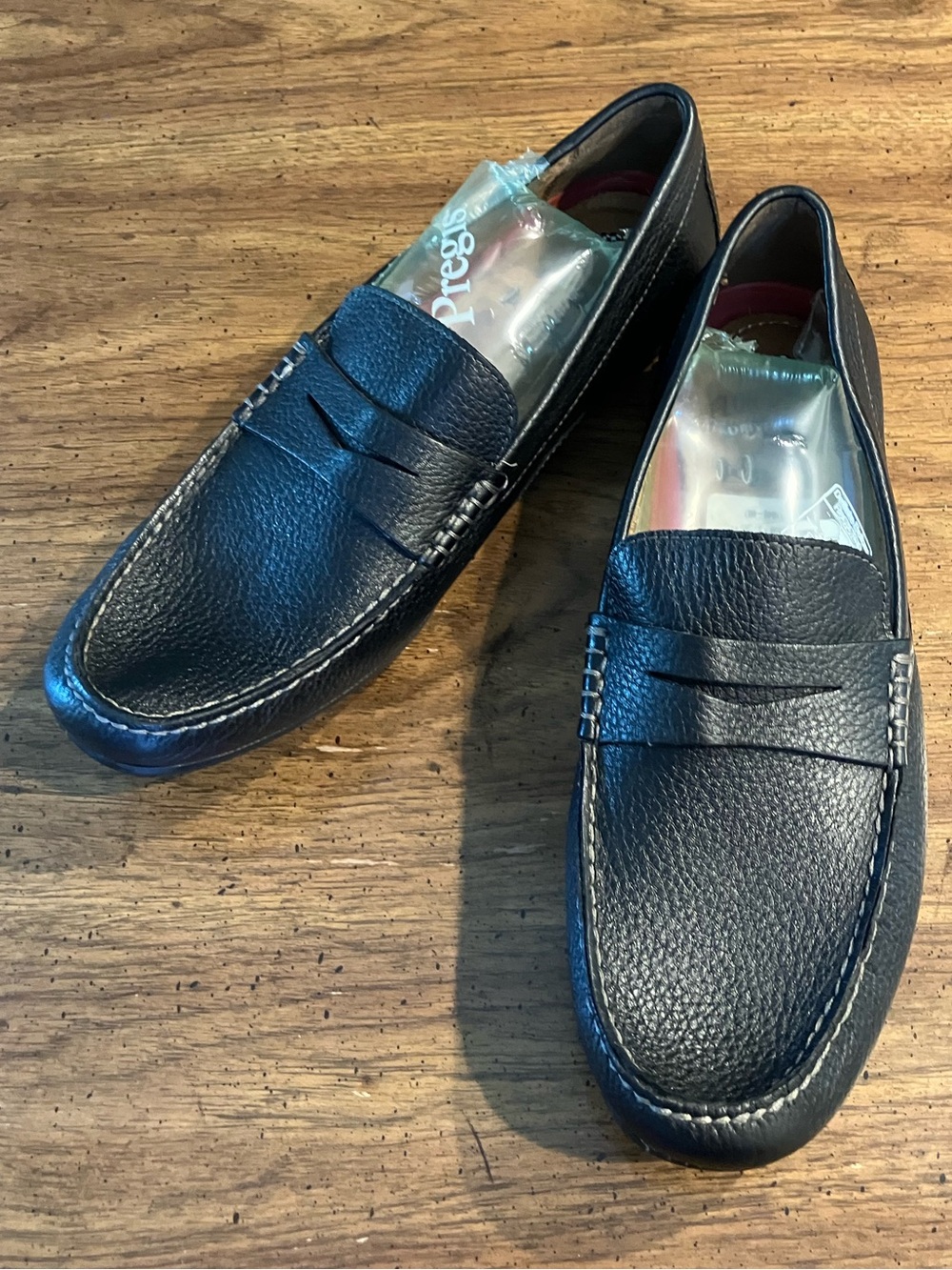 Florsheim Moc Toe Penny Loafer Leather Driving Shoe 11 M Slip On Black 11845-007